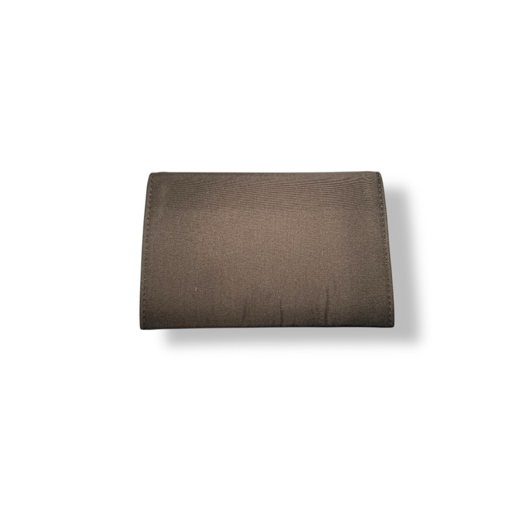 Prada Nylon Card Holder, Wallet, Chocolate Brown - Picture 2 of 10